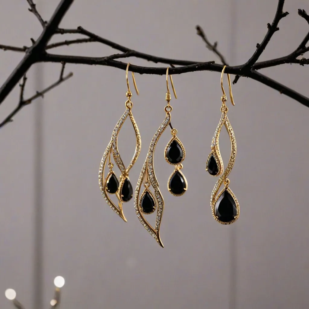 Jakie kolczyki do czarnej sukienki?