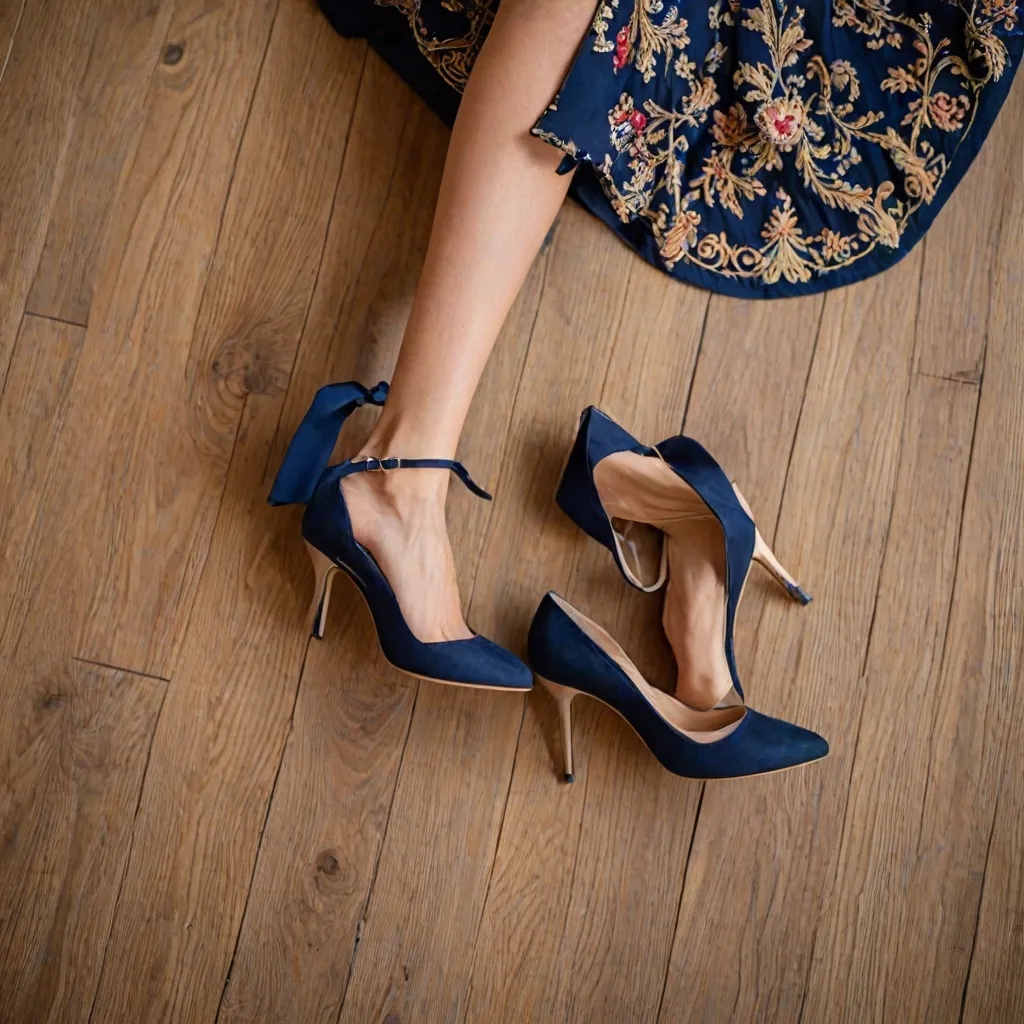 Jakie buty do chabrowej sukienki?