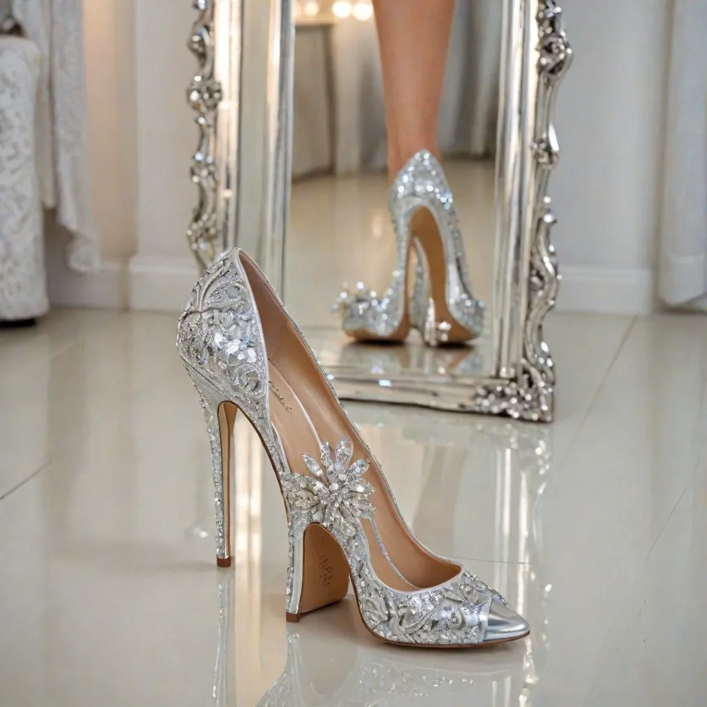 Jakie buty do srebrnej sukienki?