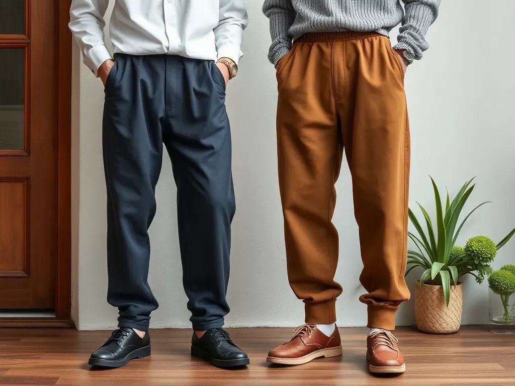 Spodnie baggy męskie